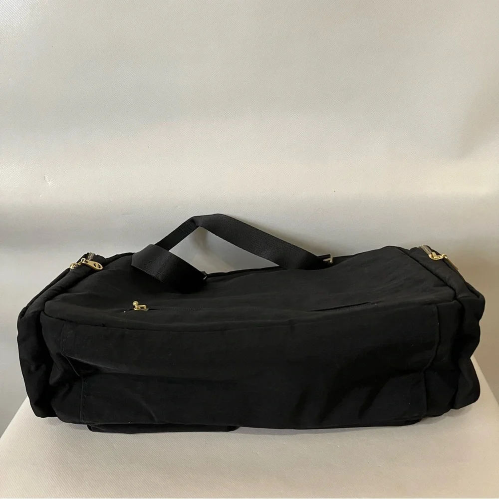 Baggallini Black Venice Laptop Tote Bag Travel Bag